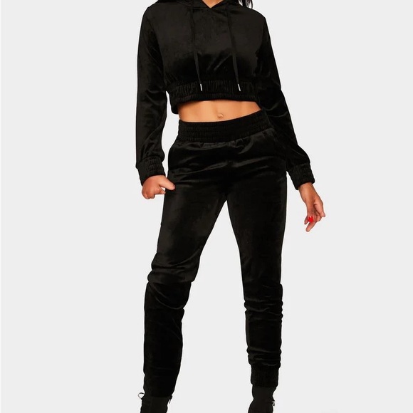 Dolls Kill Socialite Set in Black - Picture 1 of 3